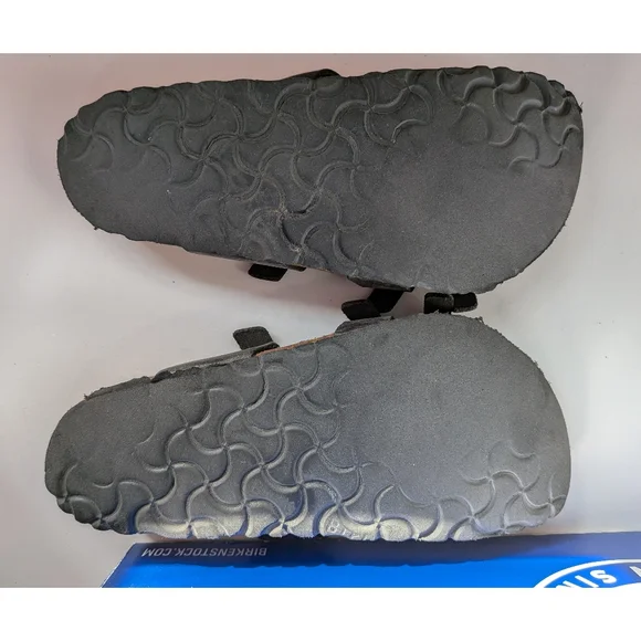 Birkenstock Franca Black Oiled Leather 37 / 6-6.5 Regular Wide Width sandals - Picture 14 of 15